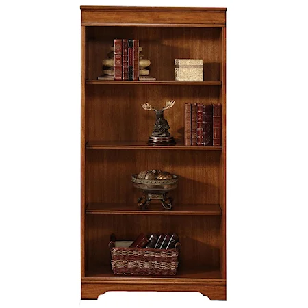 Jr Executive 60" Bookcase with Four Shelves